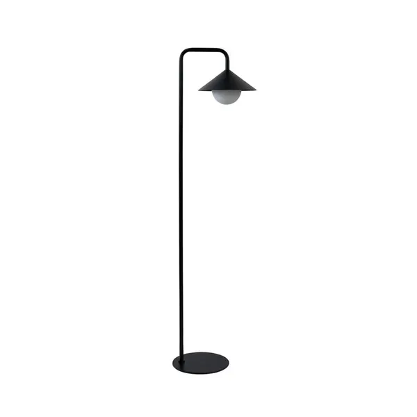 Nova Outdoor Floor Lamp w. Remote Black