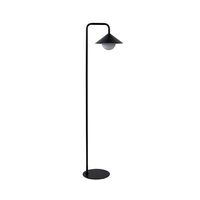 Nova Outdoor Floor Lamp w. Remote Black