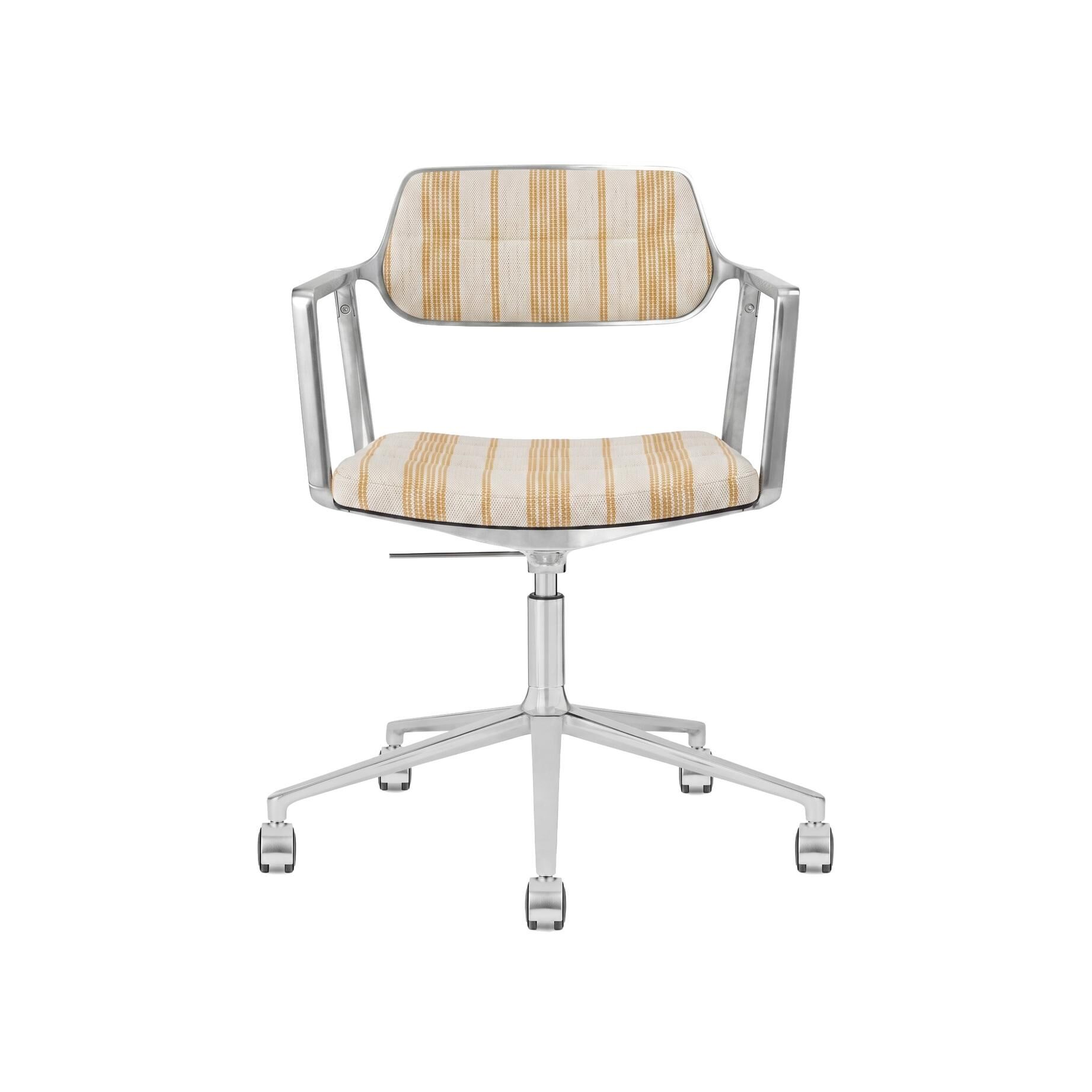453+ Mesura Edition Swivel Stol Med Hjul Poleret/Stribet