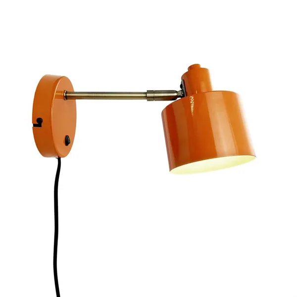 Ocean Wandlamp Oranje/Messing