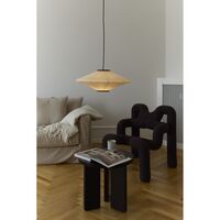 Mori Diamond Pendant Ø52 Walnut/Off-white