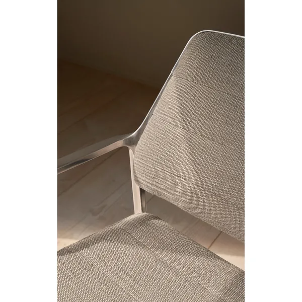 Vipp 455 Silla giratoria con ruedas, pulida/Tide