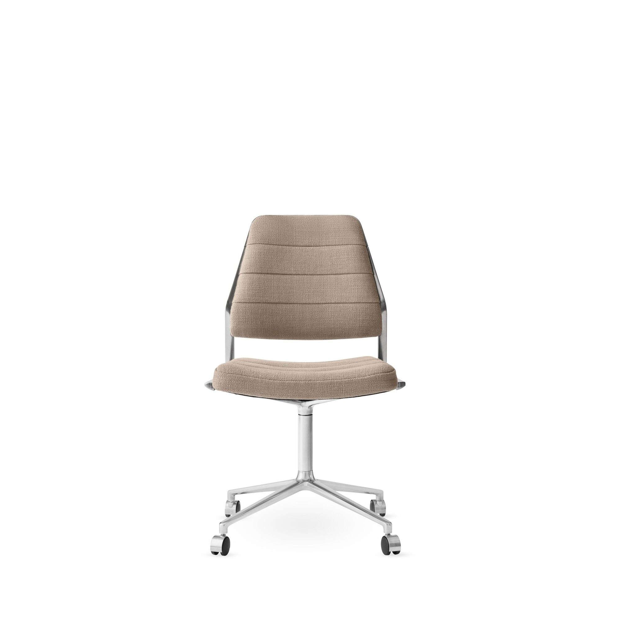 Vipp 454 Drejestol Med Hjul Poleret/Tide