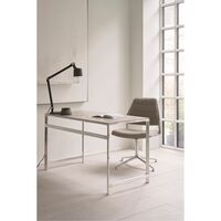 Vipp 454 Swivel Chair With Gliders Polished/Tide