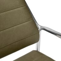 Vipp 455 Fauteuil pivotant avec patins Poli/Cuir Bosco