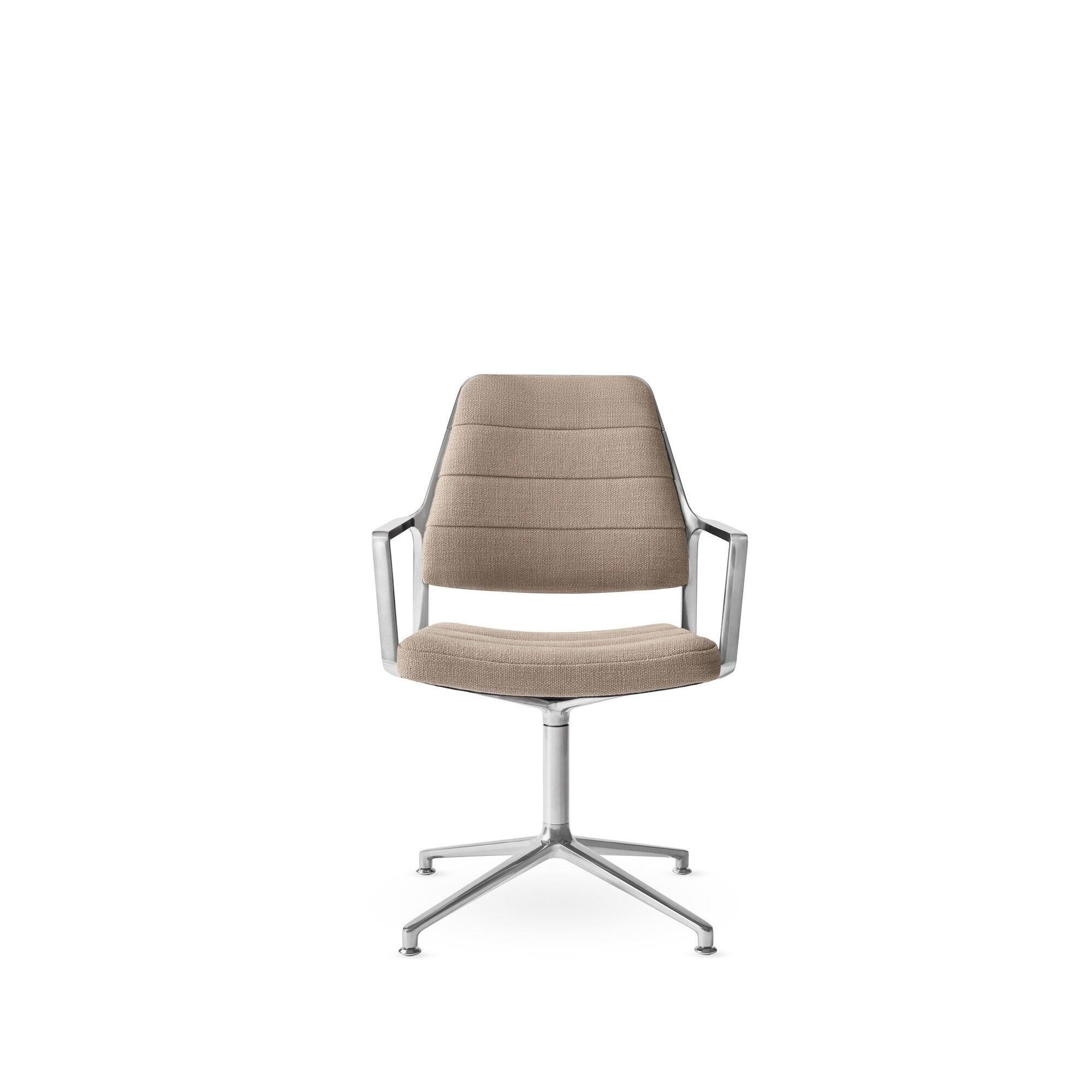 Vipp 455 Chaise pivotante avec patins Polished/Tide