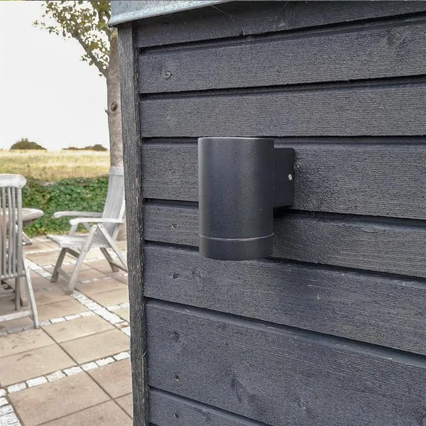 Stege Outdoor Wall Lamp Black
