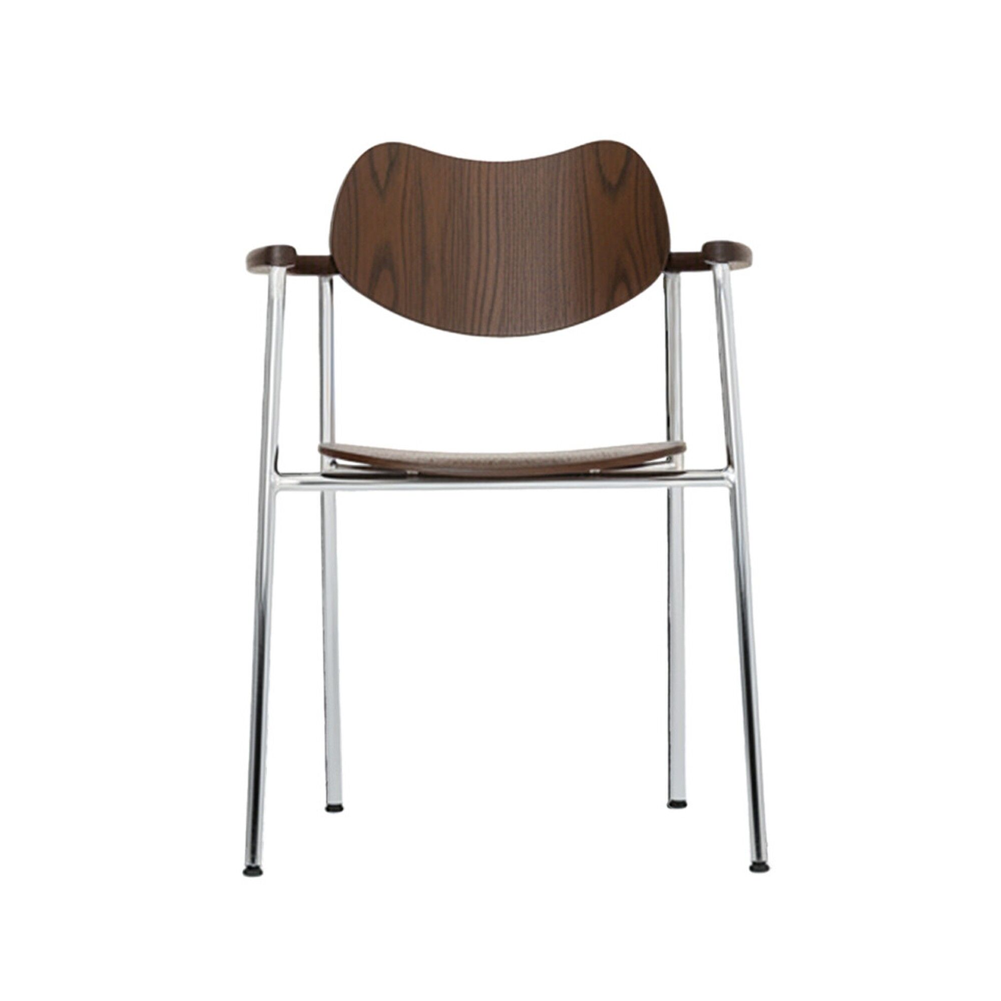 Regatta Steel Chair Røkt eik/kromben