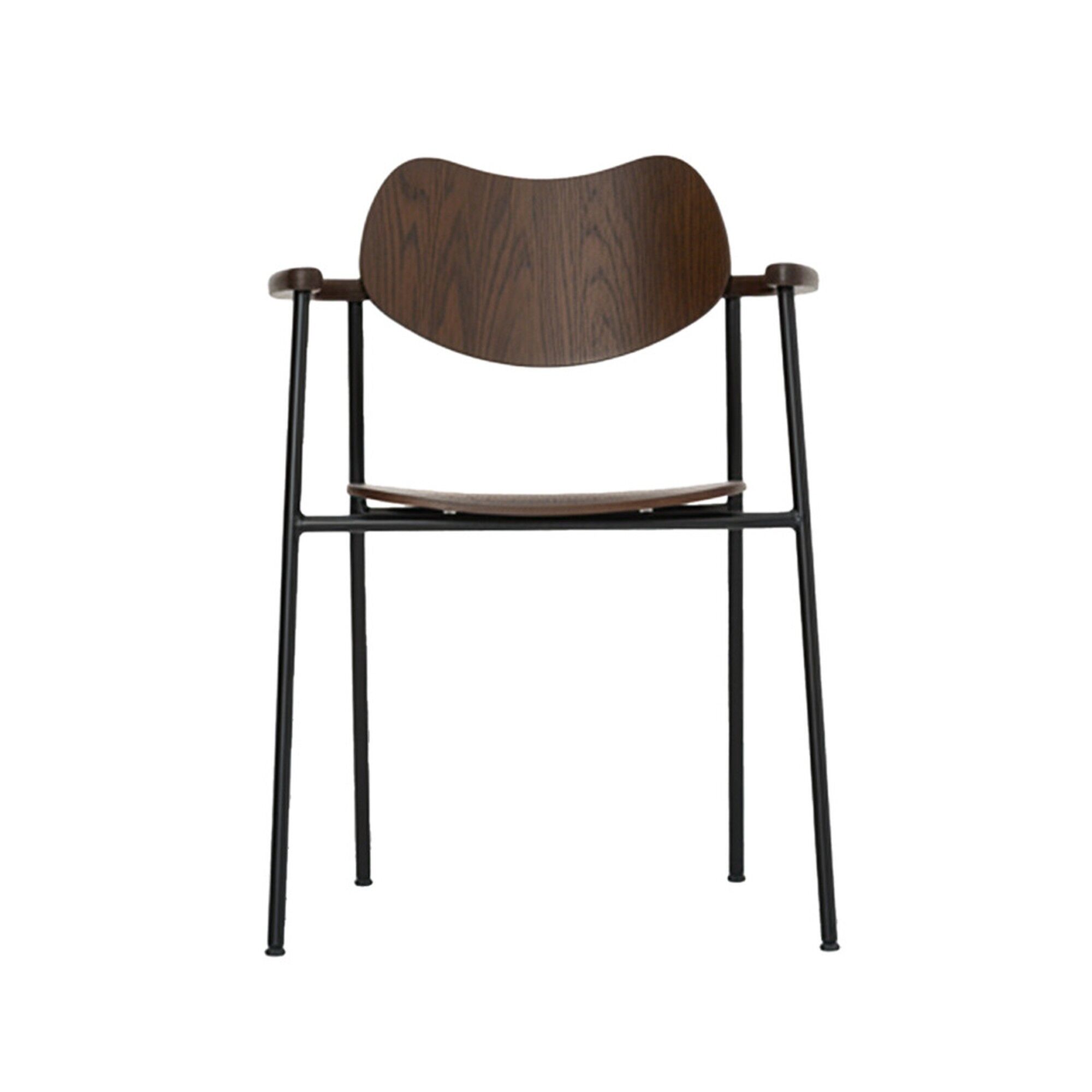 Regatta Steel Chair Røkt eik/Sorte ben