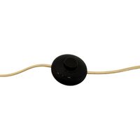 Stockholm gulvlampe sort/messing