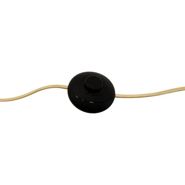 Stockholm gulvlampe sort/messing