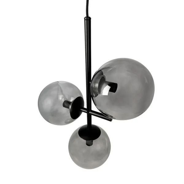 Lampada a sospensione Como nera