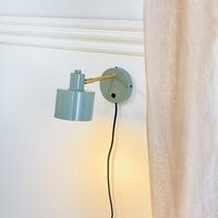 Ocean Wandlamp Olijf/Messing
