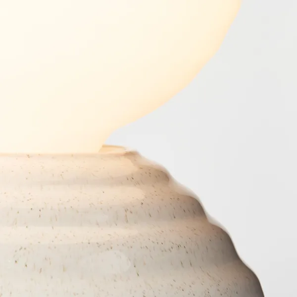 Wake Table Lamp Pebble White