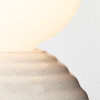 Wake Table Lamp Pebble White