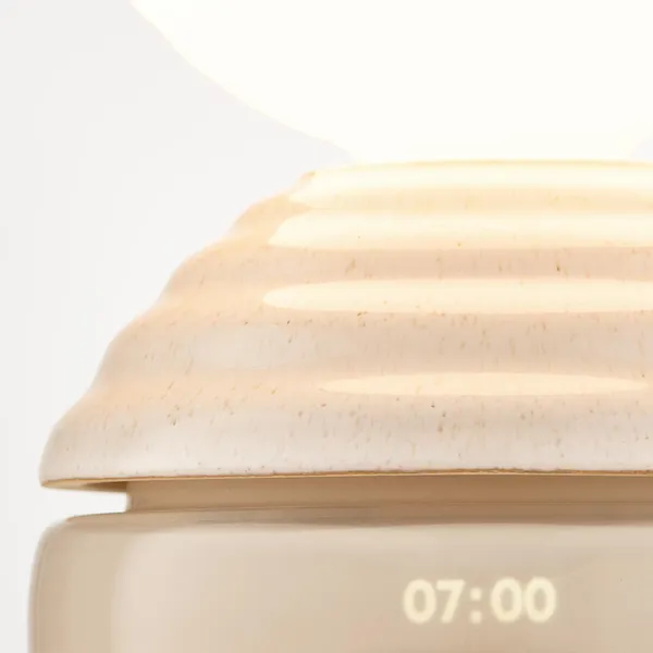 Wake Table Lamp Pebble White