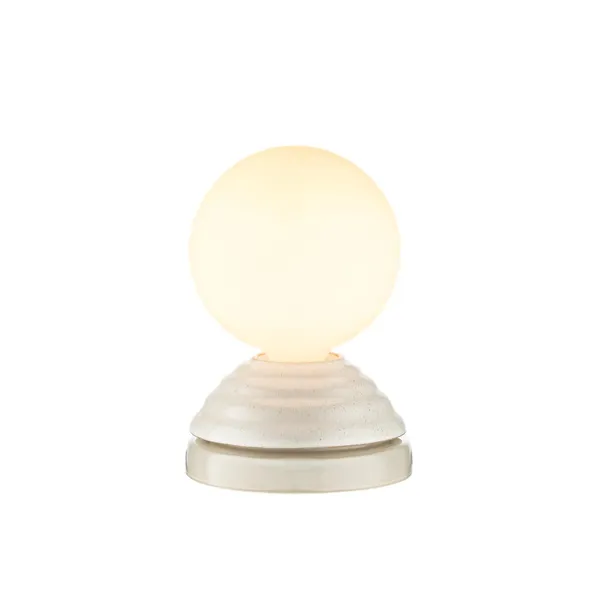 Wake Table Lamp Pebble White
