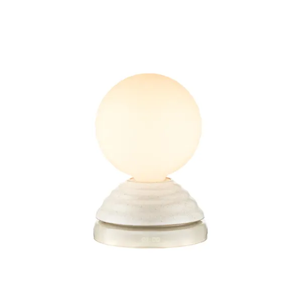 Wake Table Lamp Pebble White