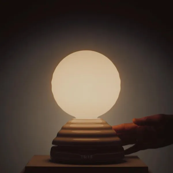Wake Table Lamp Pebble White