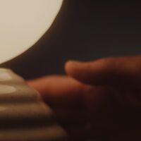 Wake Table Lamp Pebble White