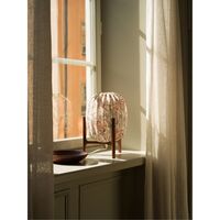 Prisma 25 Table Dark Ash/Honeysuckle Blush