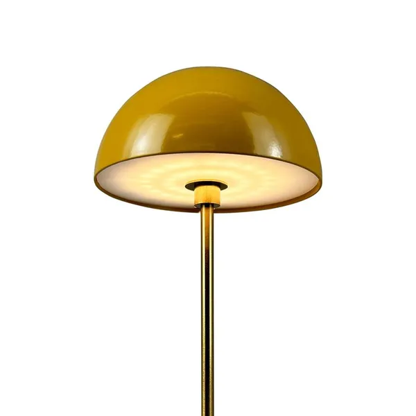 Along Mini Portable Table Lamp LED Set 2 pcs Curry/Turquoise/Brass