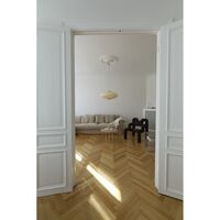 Mori Oval viseća svjetiljka Ø52, hrast/Off-white