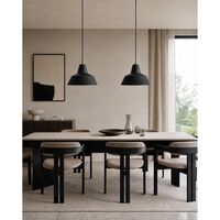 Workshop W3 Pendant Matt Black