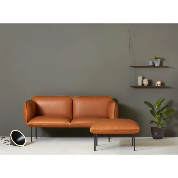 Stedge 2.0 Shelf 60 cm Smoked Oak/Brass