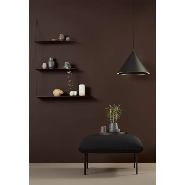 Stedge 3.0 Shelf 60 cm Black Oak/Brass