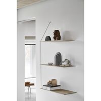 Stedge 3.0 Shelf 60 cm White Pigmented Oak/Brass