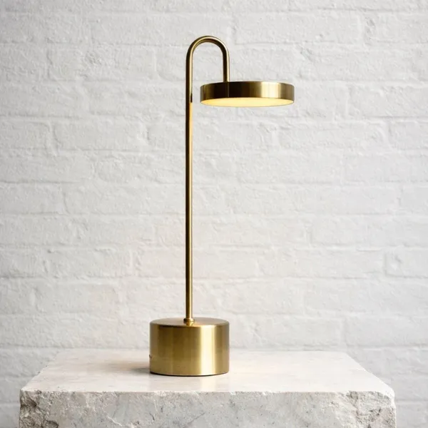 Moovelight Bordlampe Messing