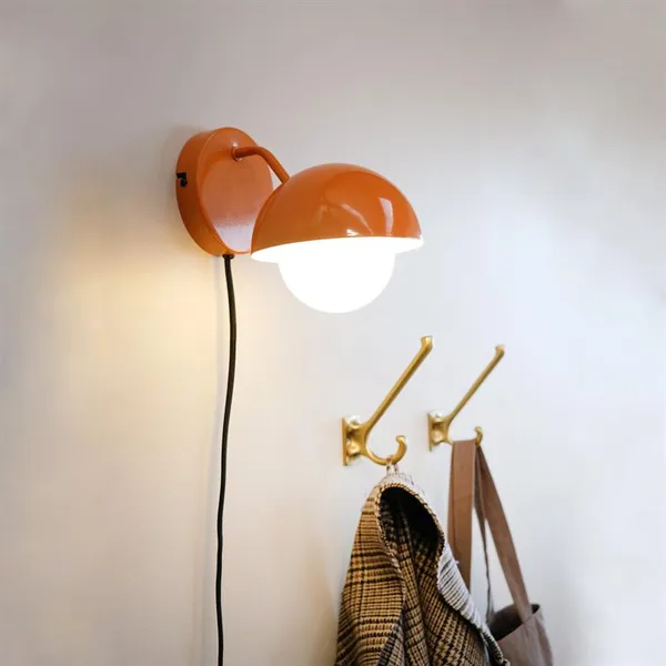 Rose Wall Lamp Orange