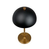Borås tafellamp zwart/messing