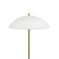 Globus Gulvlampe Beige/Messing