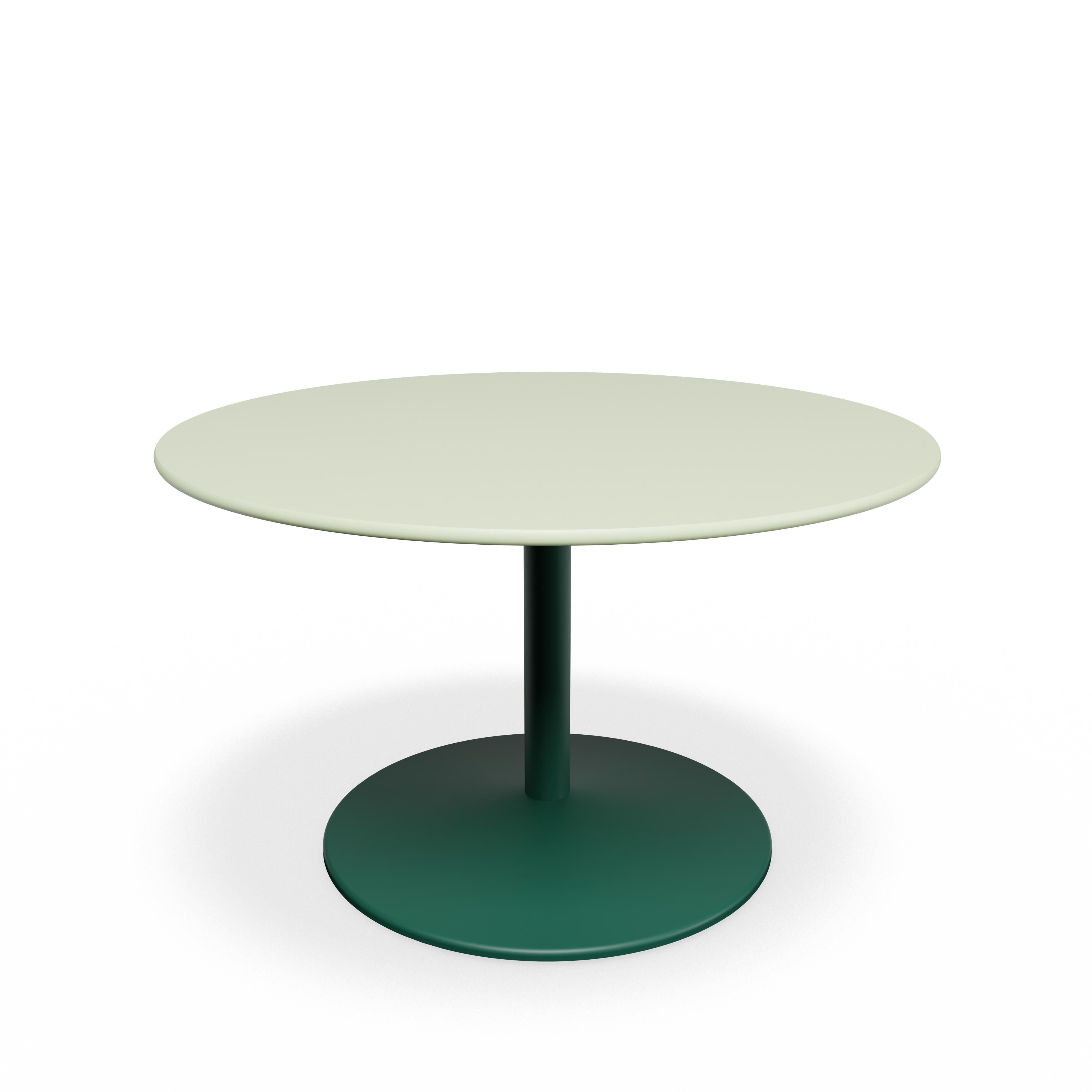 Panton Sofabord Ø75 4183-Forbo Pistachio Linoleum/136 Pine