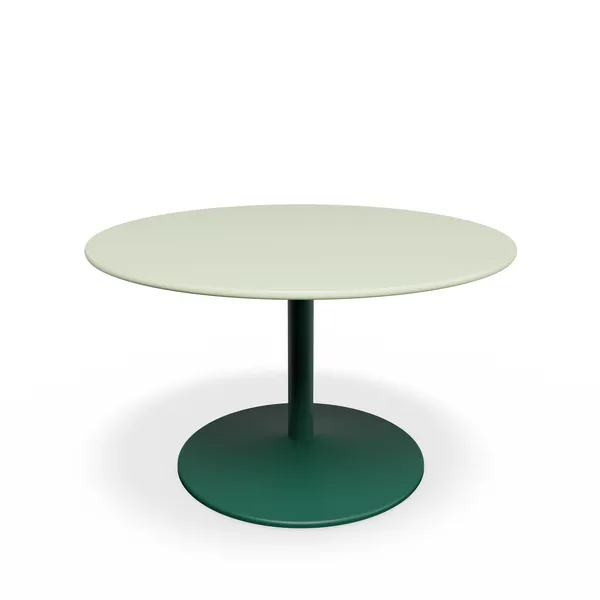 Panton Sofabord Ø75 4183-Forbo Pistachio Linoleum/136 Pine