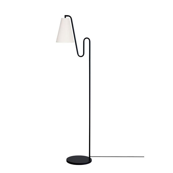 Lou podna lampa Exclusive x Andrea Glad, bijeli bukle/crna