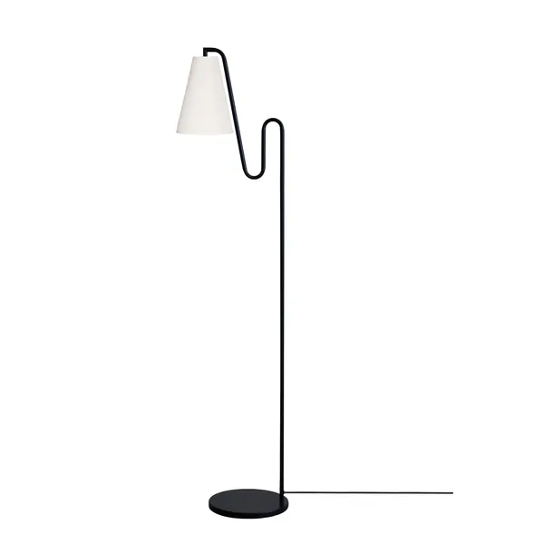 Lou podna lampa Exclusive x Andrea Glad, bijeli bukle/crna