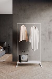 Marco 100 Clothes Rack Matte White