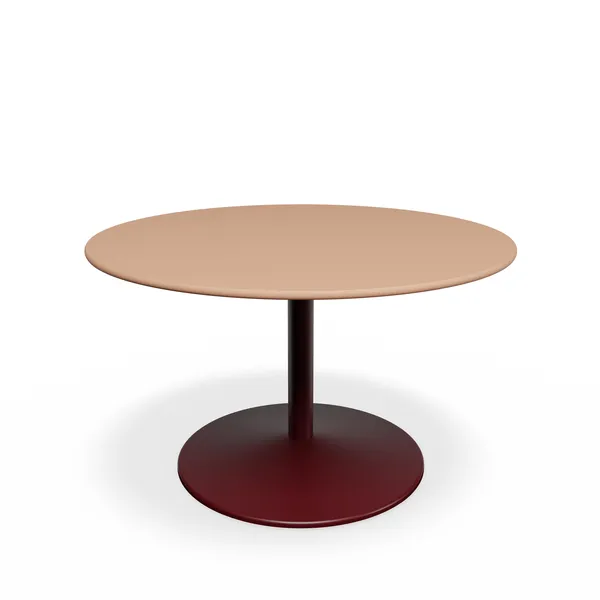 Panton Sofabord Ø75 4003-Forbo Walnut Linoleum