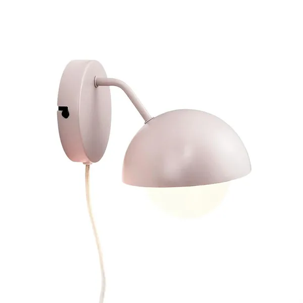 Rose Wall Lamp Mat Beige