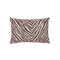 Funda de Cojín AACCC Zebra 40x60 Marrón/Blanco