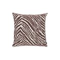 AACCC Zebra Kissenbezug 43x53 Braun/Weiß