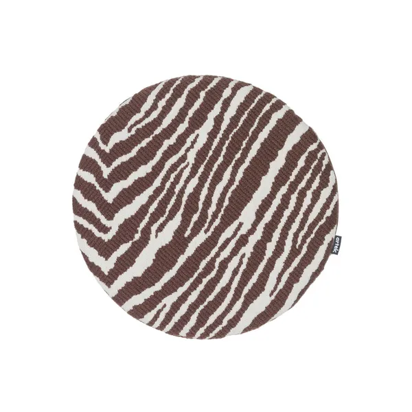 Zebra Sittdyna 35x35 Brun/Vit