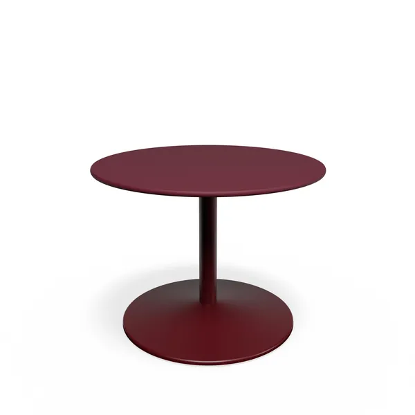 Panton Sofabord Ø60 4154-Forbo Burgundy Linoleum