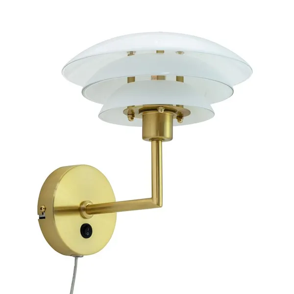 DL20 Wall Lamp Brass/Opal