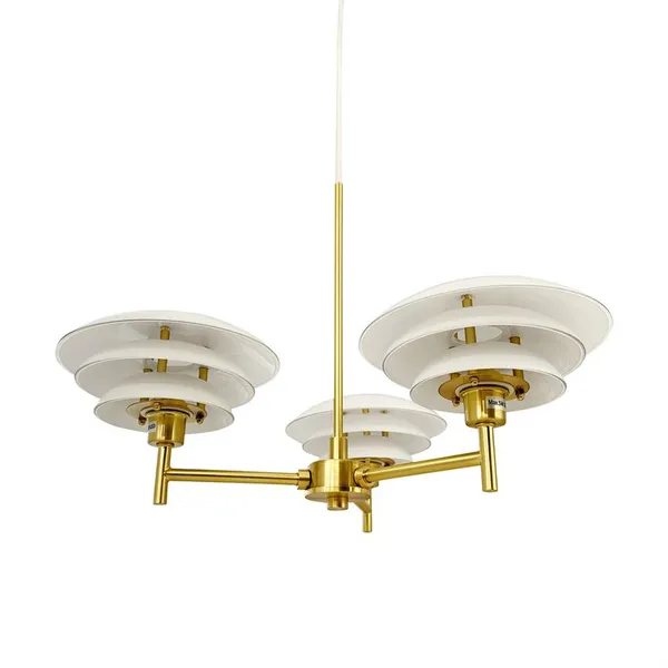 DL20 Chandelier Messing/Opal