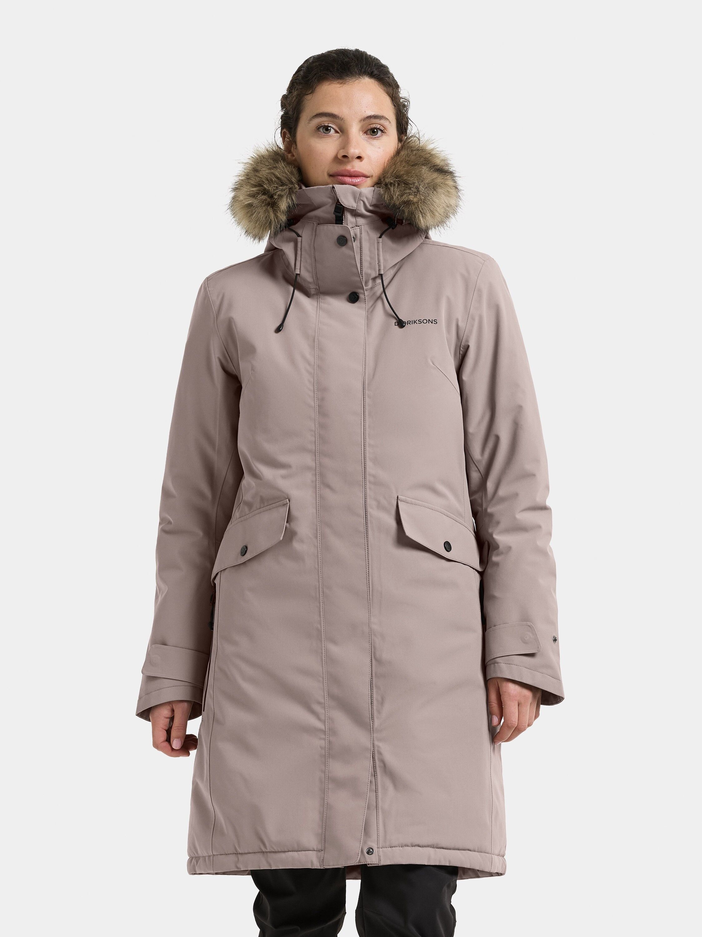 Erika Parka Ash Brown | Didriksons