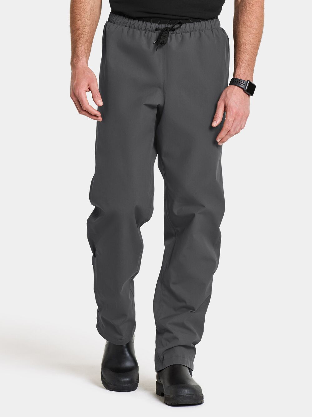 Grit Unisex Rain Pants Coal black